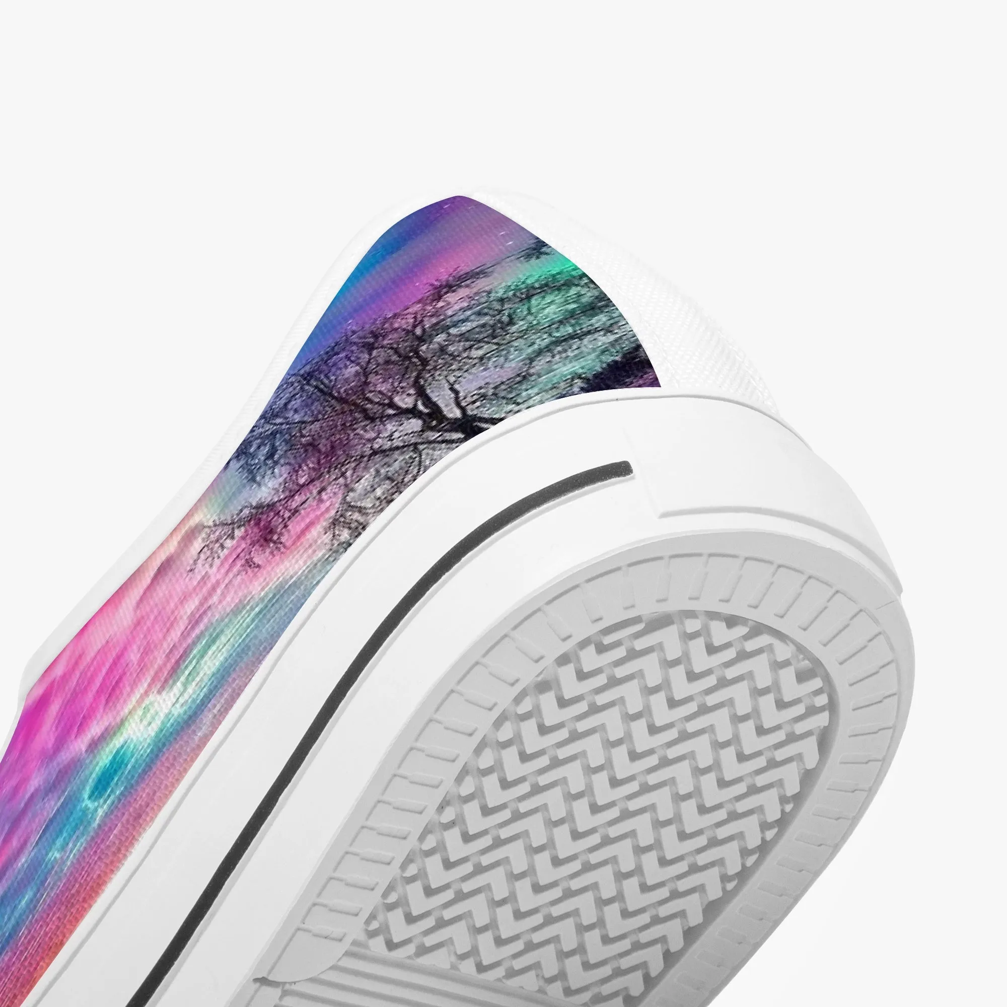 Colourful Clouds Classic Low-Top Canvas Shoes
