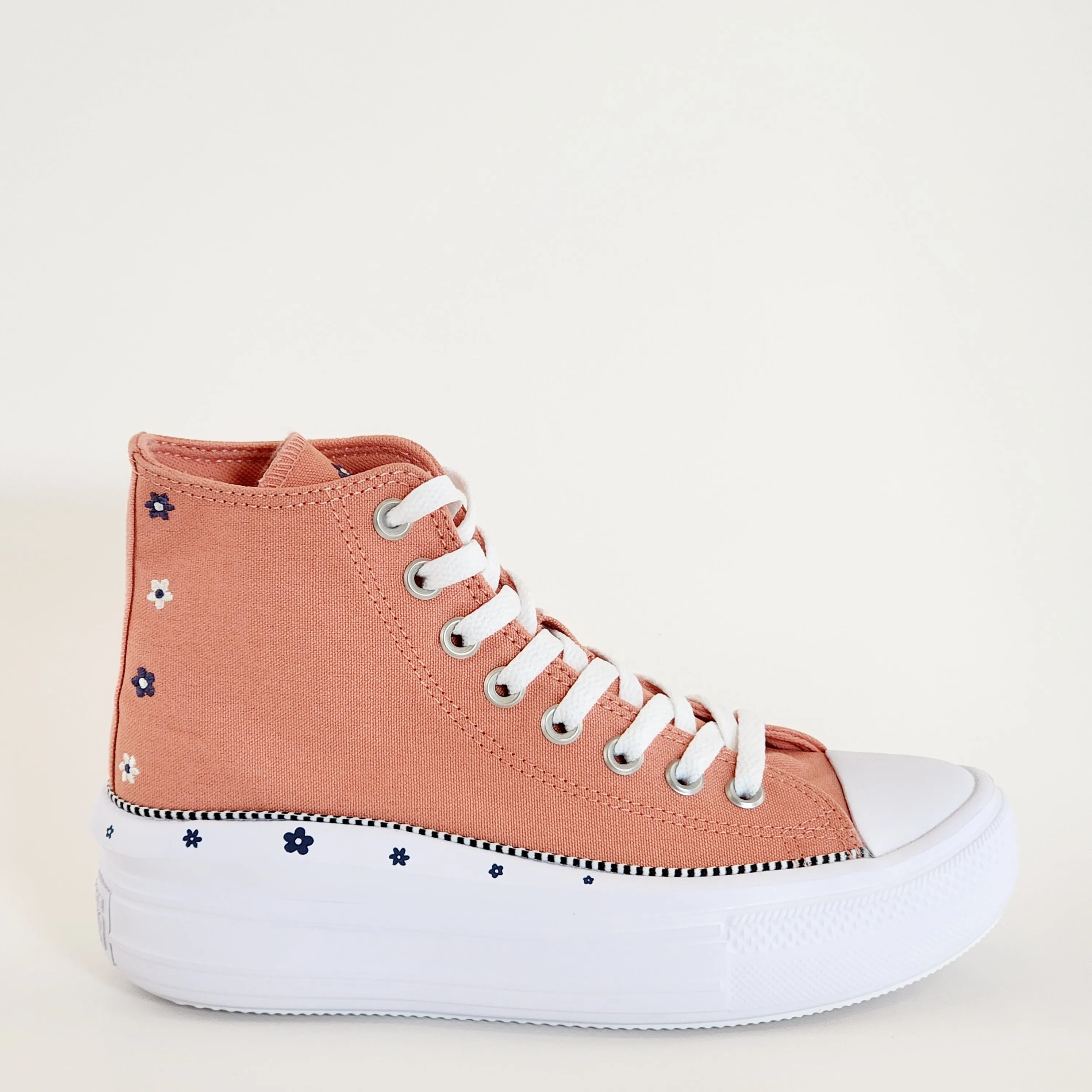 Converse CTAS Move Hi Petite Petals Women's Platform Sneakers A14266C NWT