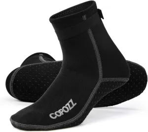 COPOZZ Diving Socks 3mm Neoprene Beach Water Socks-Anti Slip for Snorkel Swim Youth Men Women