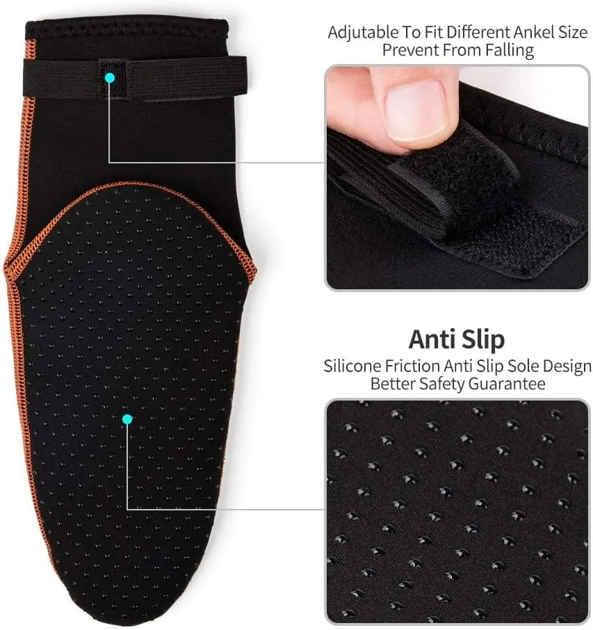 COPOZZ Diving Socks 3mm Neoprene Beach Water Socks-Anti Slip for Snorkel Swim Youth Men Women