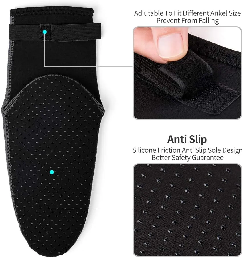 COPOZZ Diving Socks 3mm Neoprene Beach Water Socks-Anti Slip for Snorkel Swim Youth Men Women