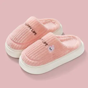 Cotton Slippers For Men And Women, Warm Wool Home Slippers, New Style  472413