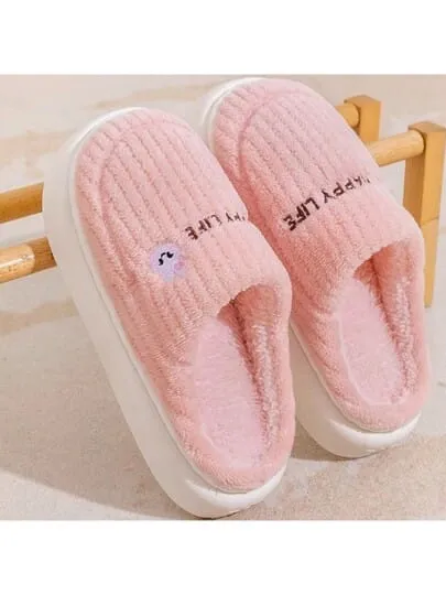 Cotton Slippers For Men And Women, Warm Wool Home Slippers, New Style  472413