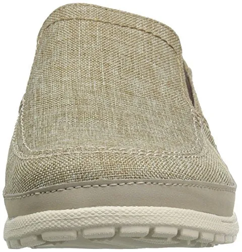 Crocs Santa Cruz Playa Slip On Comfortable Men's Loafers Slip-On, Khaki/Stucco, 11