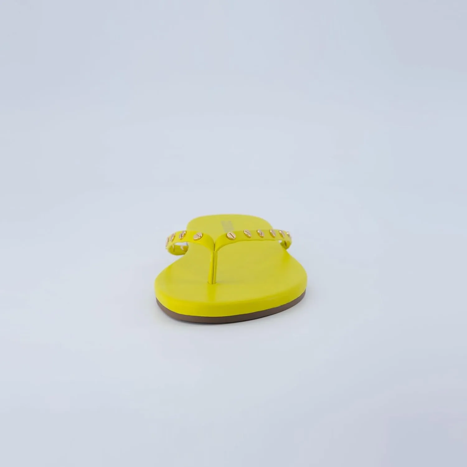 CUSHIONAIRE Confetti Womens Studded Flip Flop Sandal  Slip-On Thong with Memory Foam & Stylish Rivet Strap