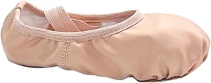 Daydance Toddler Girls Boys Ballet Shoes PU Leather Dance Slippers for Little/Big Kids