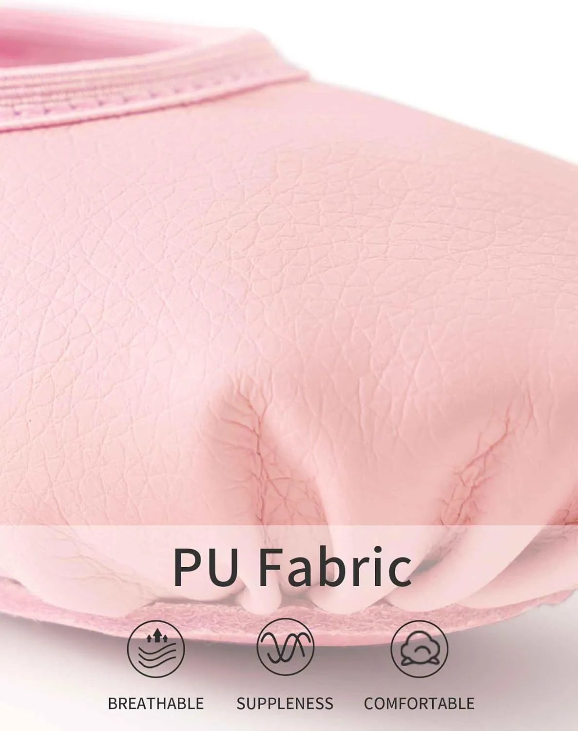 Daydance Toddler Girls Boys Ballet Shoes PU Leather Dance Slippers for Little/Big Kids
