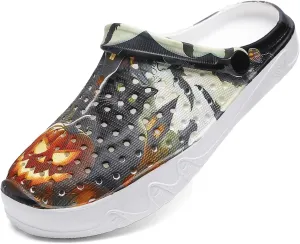 DAYUMKOU Clogs for Women Men Lightweight Slip-On Unisex Garden Shoes with Back Strap, Non-Slip for Work Nurses