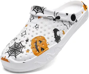 DAYUMKOU Clogs for Women Men Lightweight Slip-On Unisex Garden Shoes with Back Strap, Non-Slip for Work Nurses