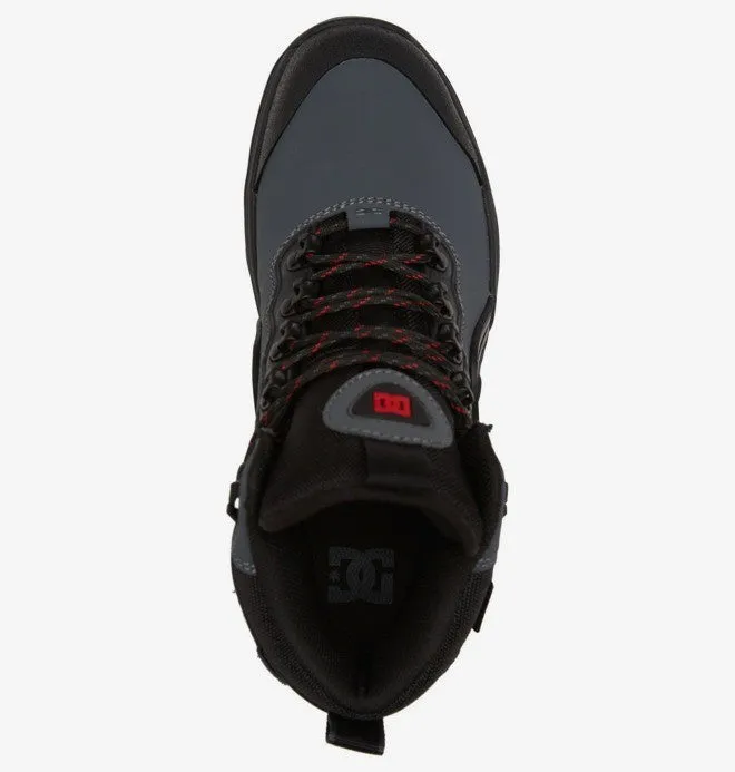 Dc Mens Navigator Leather Lace Winter Boots - Black/Grey==SALE=====
