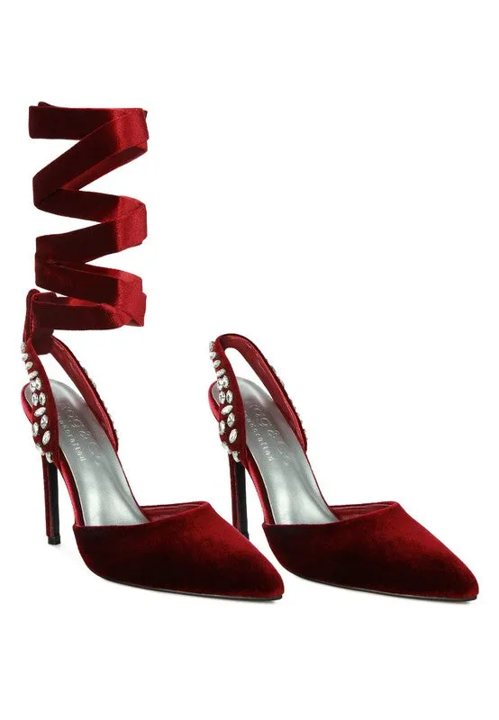 Diamante Heeled Sandals