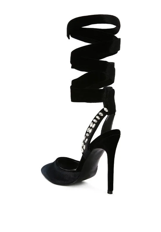 Diamante Heeled Sandals