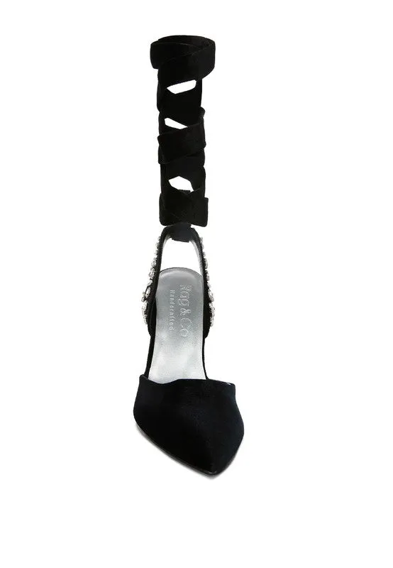 Diamante Heeled Sandals