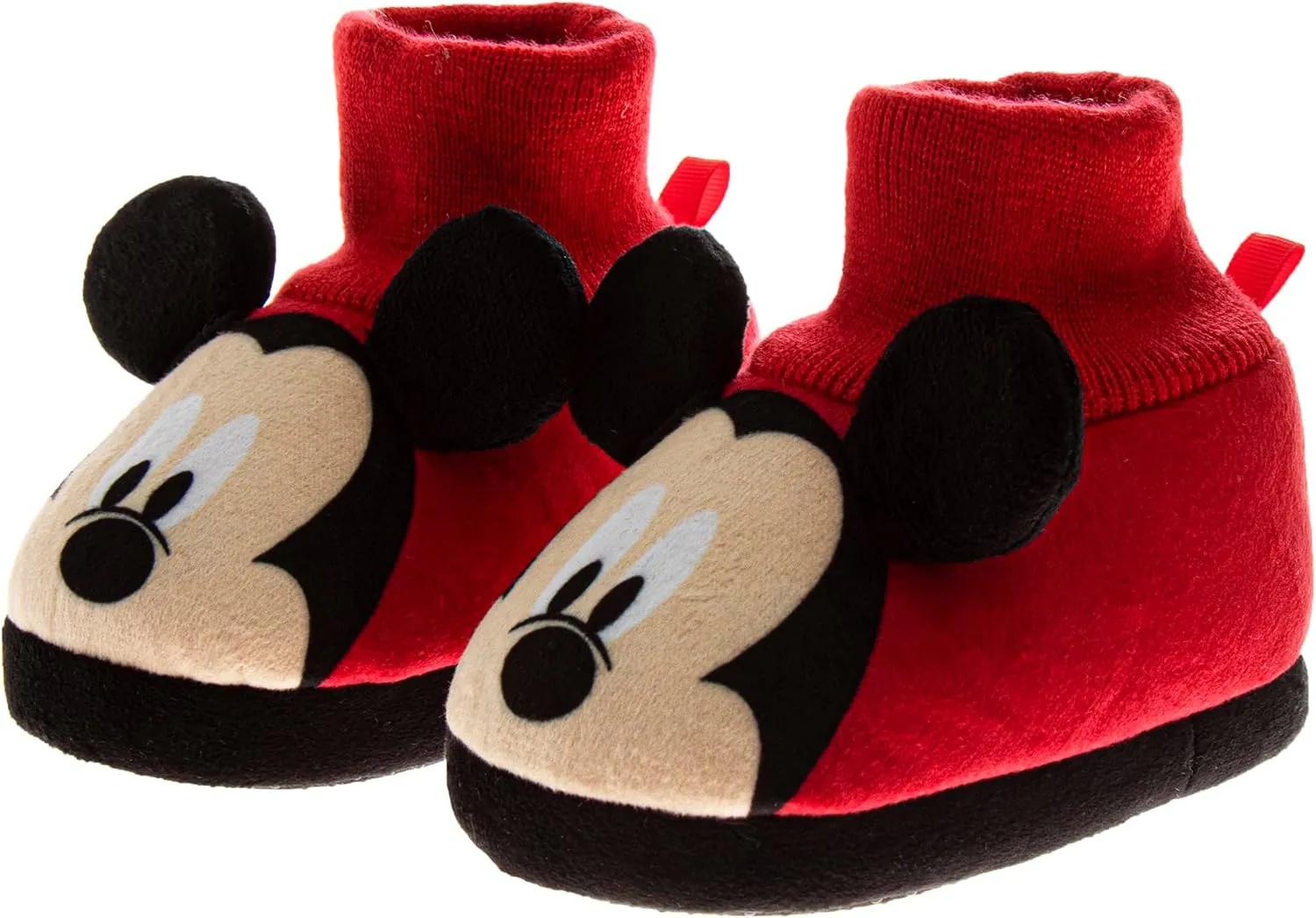 Disney Baby Booties Girls Boys Infant Shoes - Mickey, Minnie and Winnie the Pooh First Walker Warm Socks Newborn Crib Slippers (Size 2,3,4 Infant)
