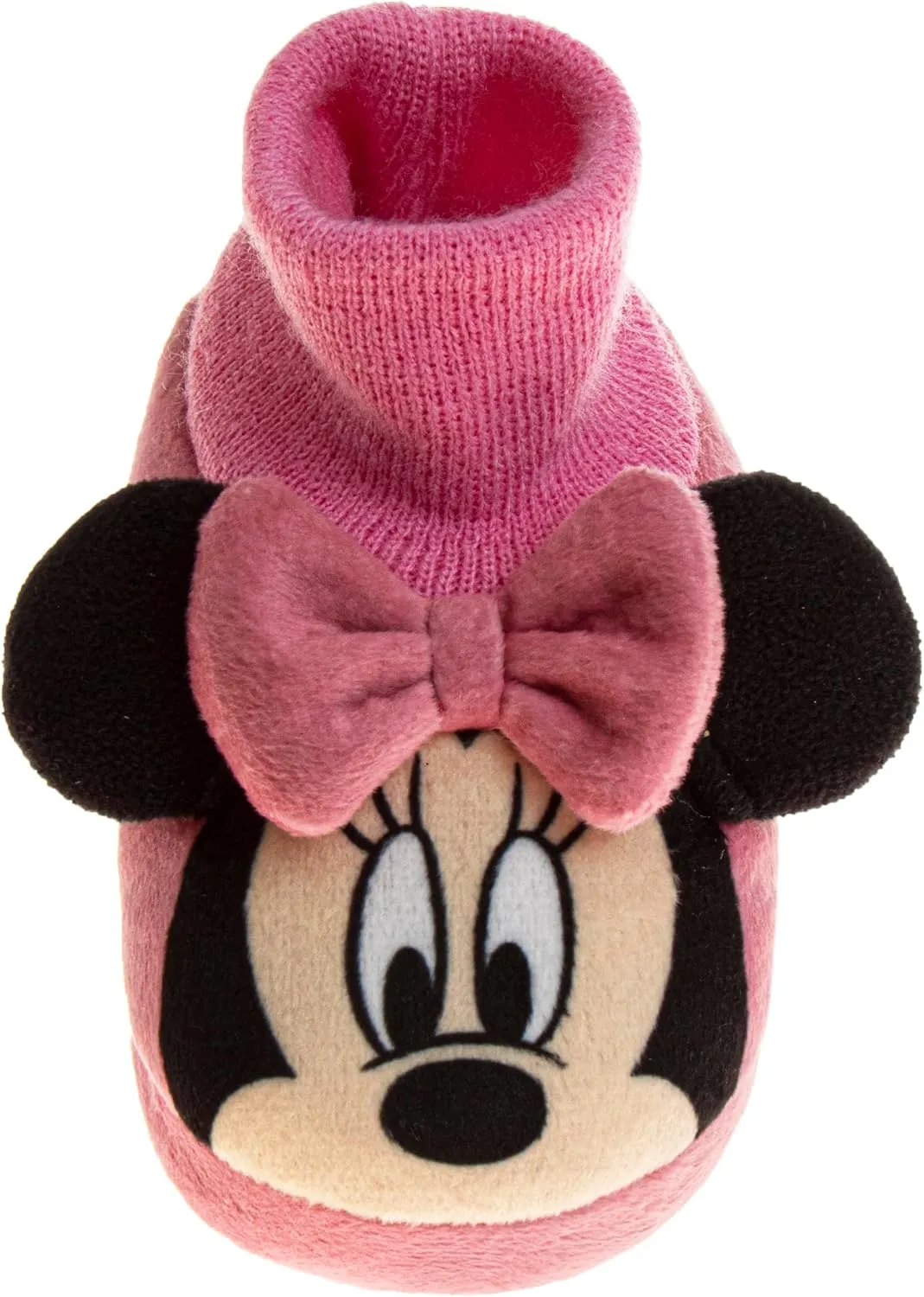 Disney Baby Booties Girls Boys Infant Shoes - Mickey, Minnie and Winnie the Pooh First Walker Warm Socks Newborn Crib Slippers (Size 2,3,4 Infant)