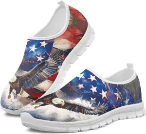 Doojoayie Art Printed Women Slip On Shoes for Ladies Tennis Shoes Daily Casual Footwear