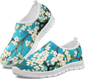 Doojoayie Art Printed Women Slip On Shoes for Ladies Tennis Shoes Daily Casual Footwear