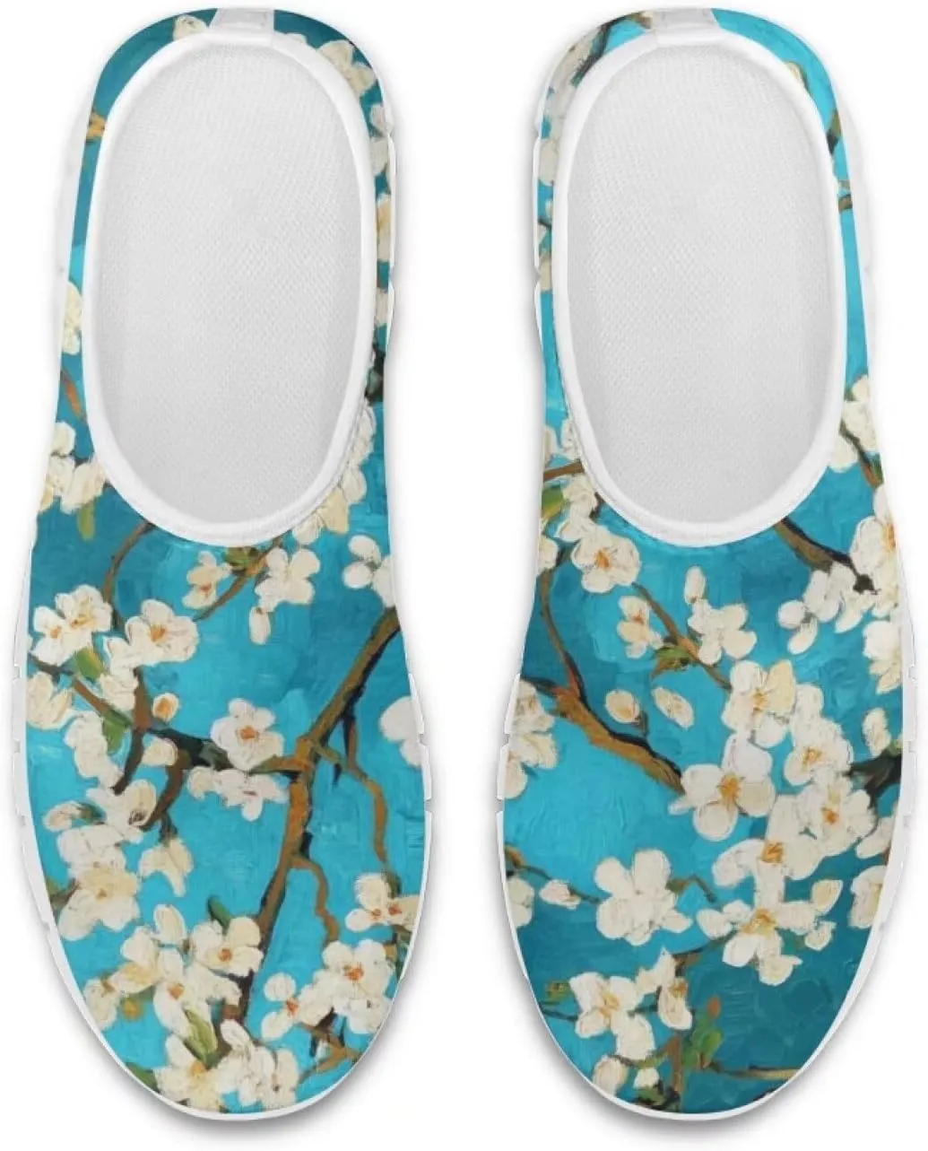 Doojoayie Art Printed Women Slip On Shoes for Ladies Tennis Shoes Daily Casual Footwear