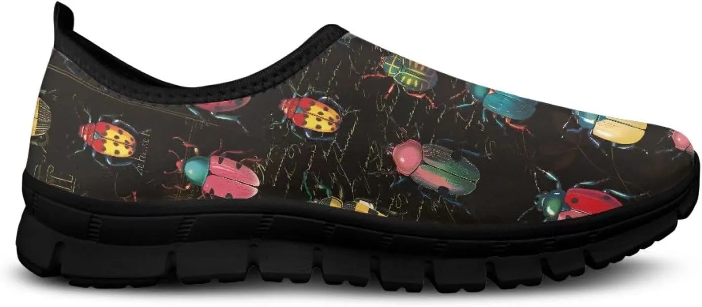 Doojoayie Artistic Shoes for Women Slip On Sneakers Summer Tennis Shoes for Walking
