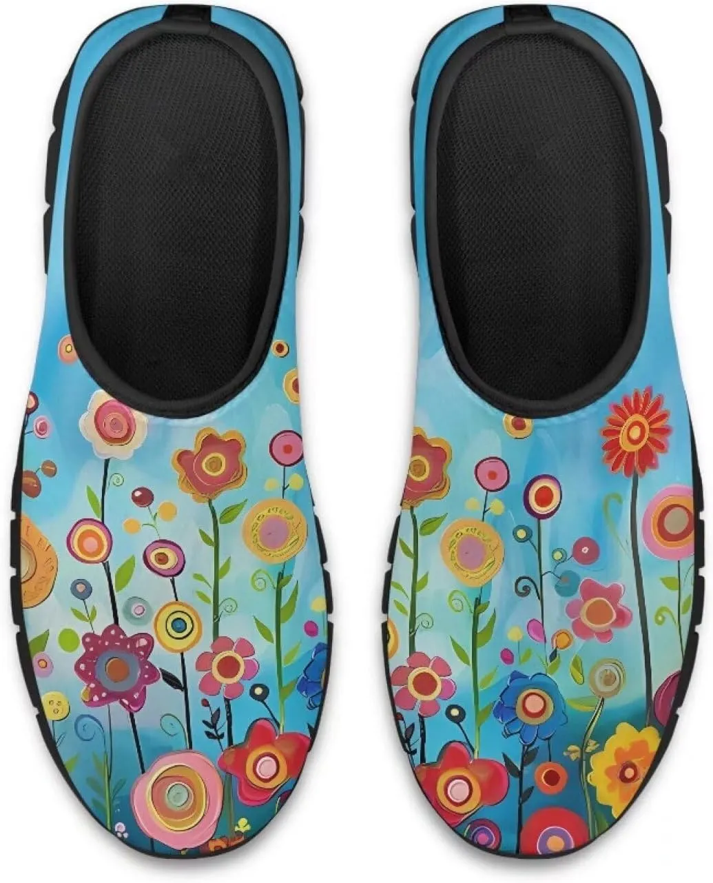 Doojoayie Artistic Shoes for Women Slip On Sneakers Summer Tennis Shoes for Walking