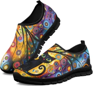 Doojoayie Artistic Shoes for Women Slip On Sneakers Summer Tennis Shoes for Walking