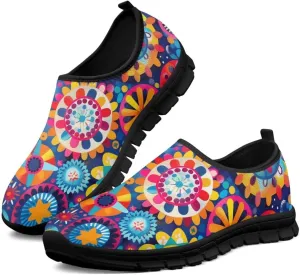 Doojoayie Artistic Shoes for Women Slip On Sneakers Summer Tennis Shoes for Walking