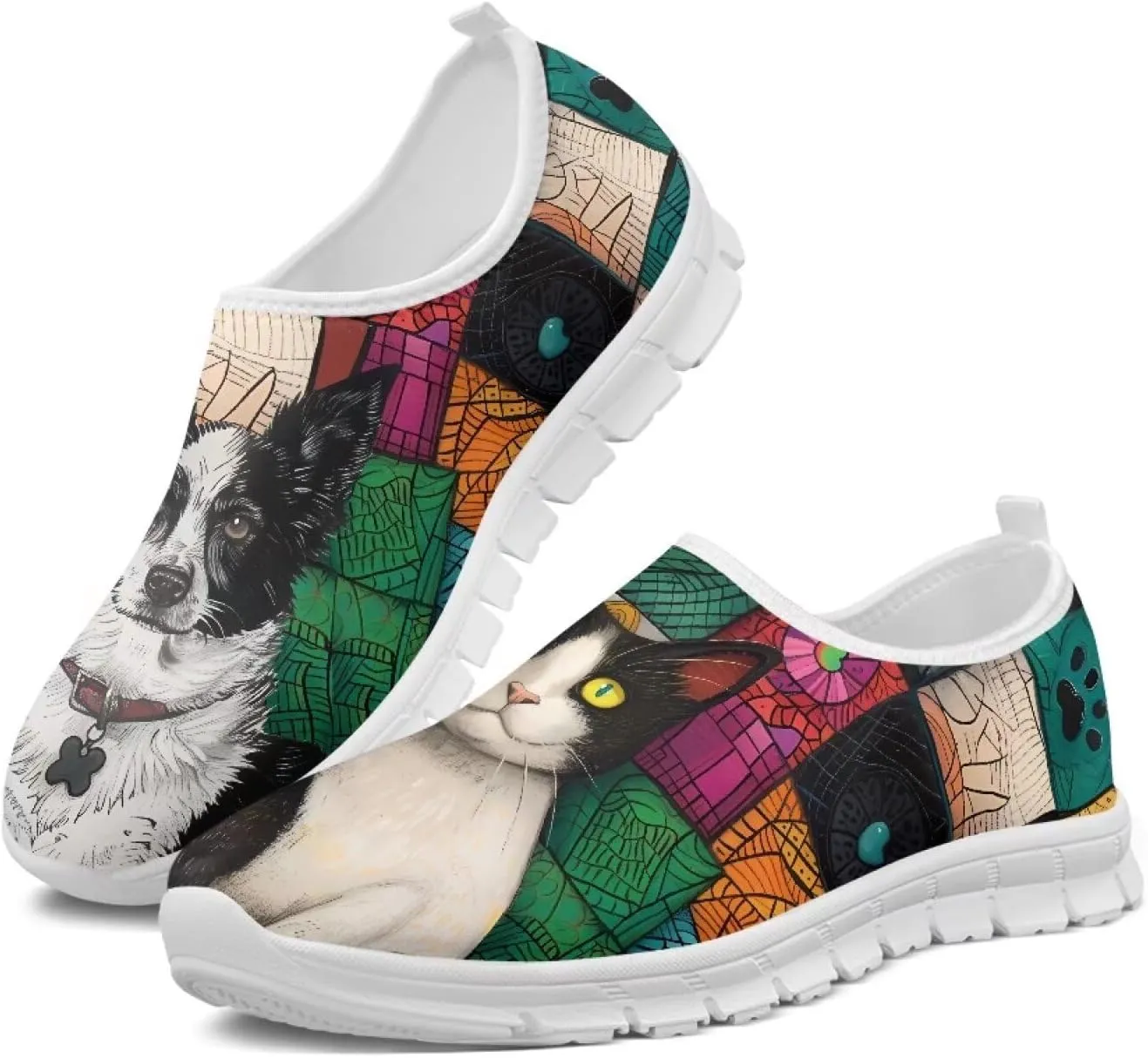 Doojoayie Womens Slip On Shoes Casual for Teens Walking Easy to Put On or Off