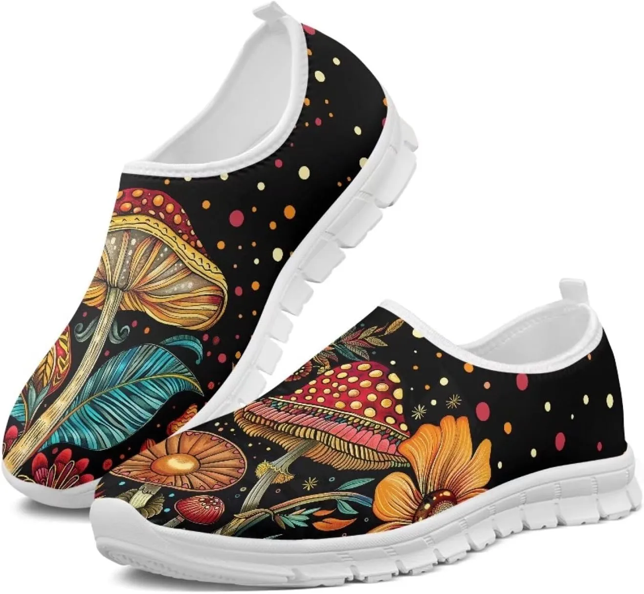 Doojoayie Womens Slip On Shoes Casual for Teens Walking Easy to Put On or Off