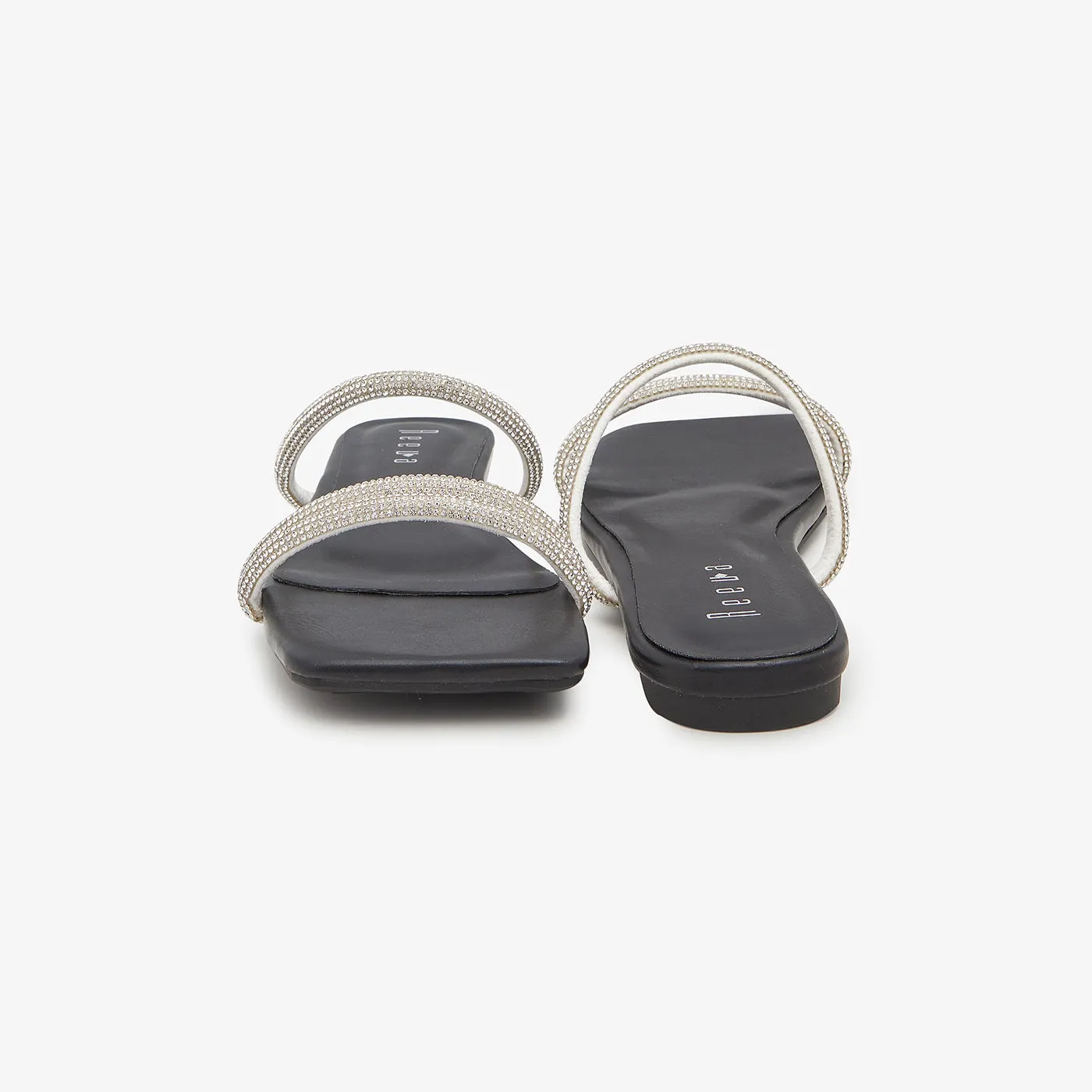 Double Strap Fancy Flats
