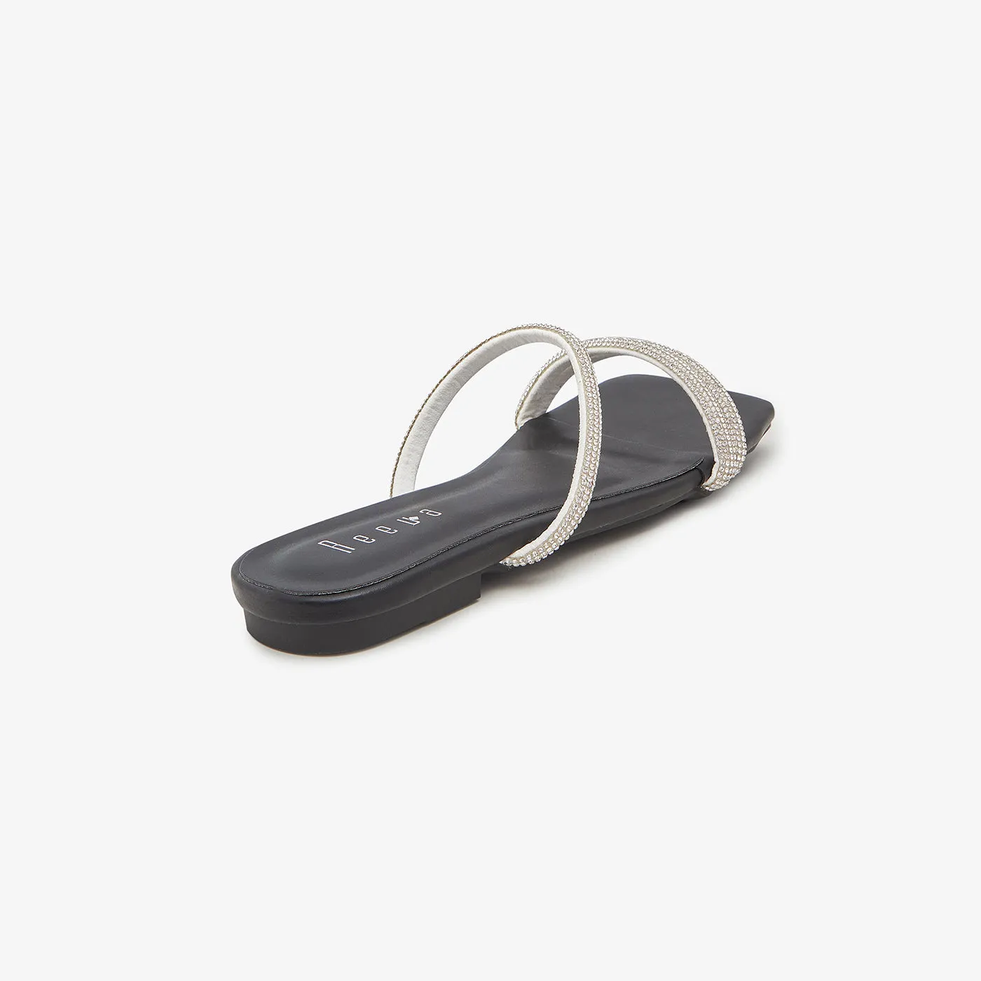 Double Strap Fancy Flats