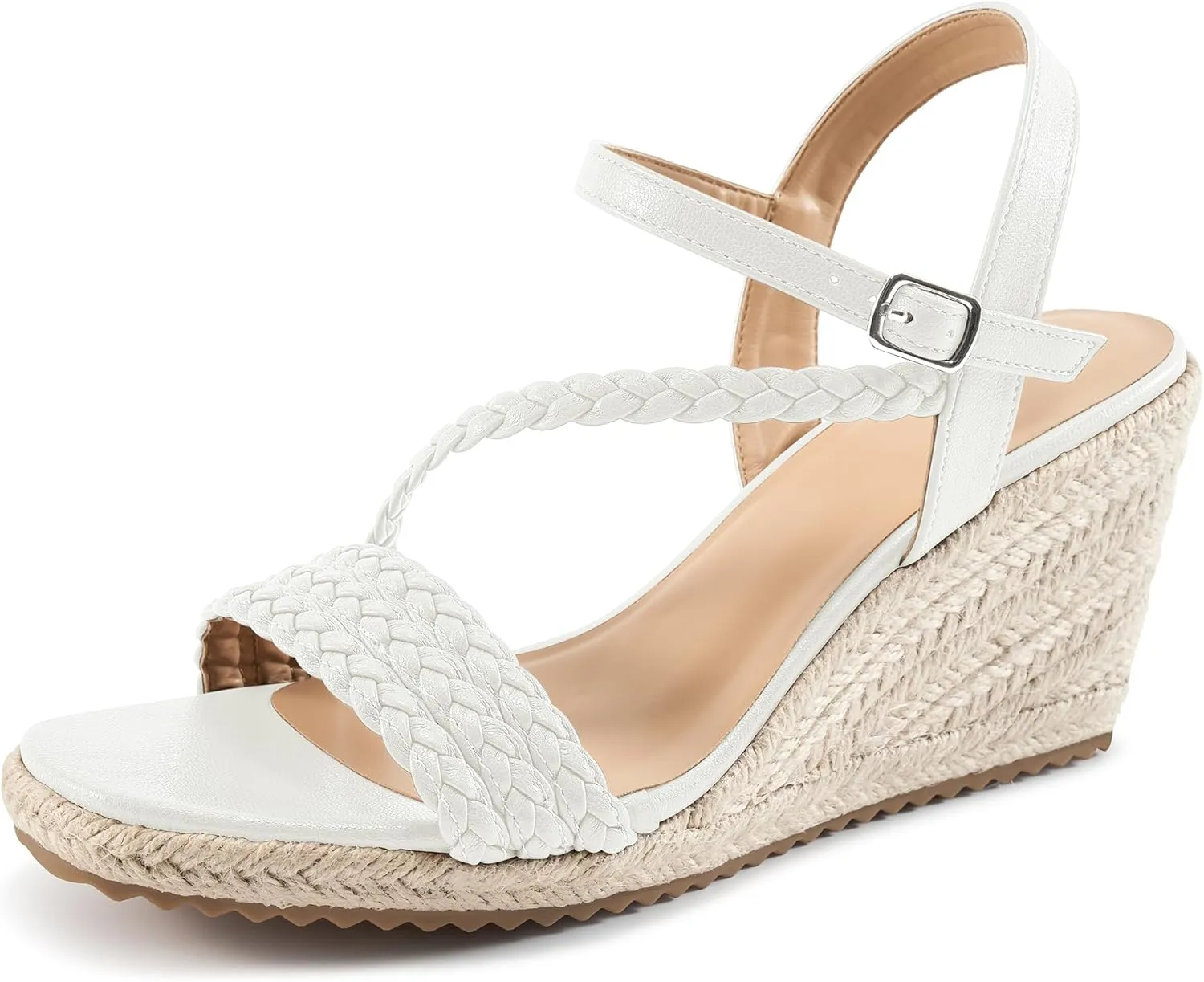 Dressy Wedge Sandals for Women: Comfortable Espadrille Summer Wedding Platform Wedge