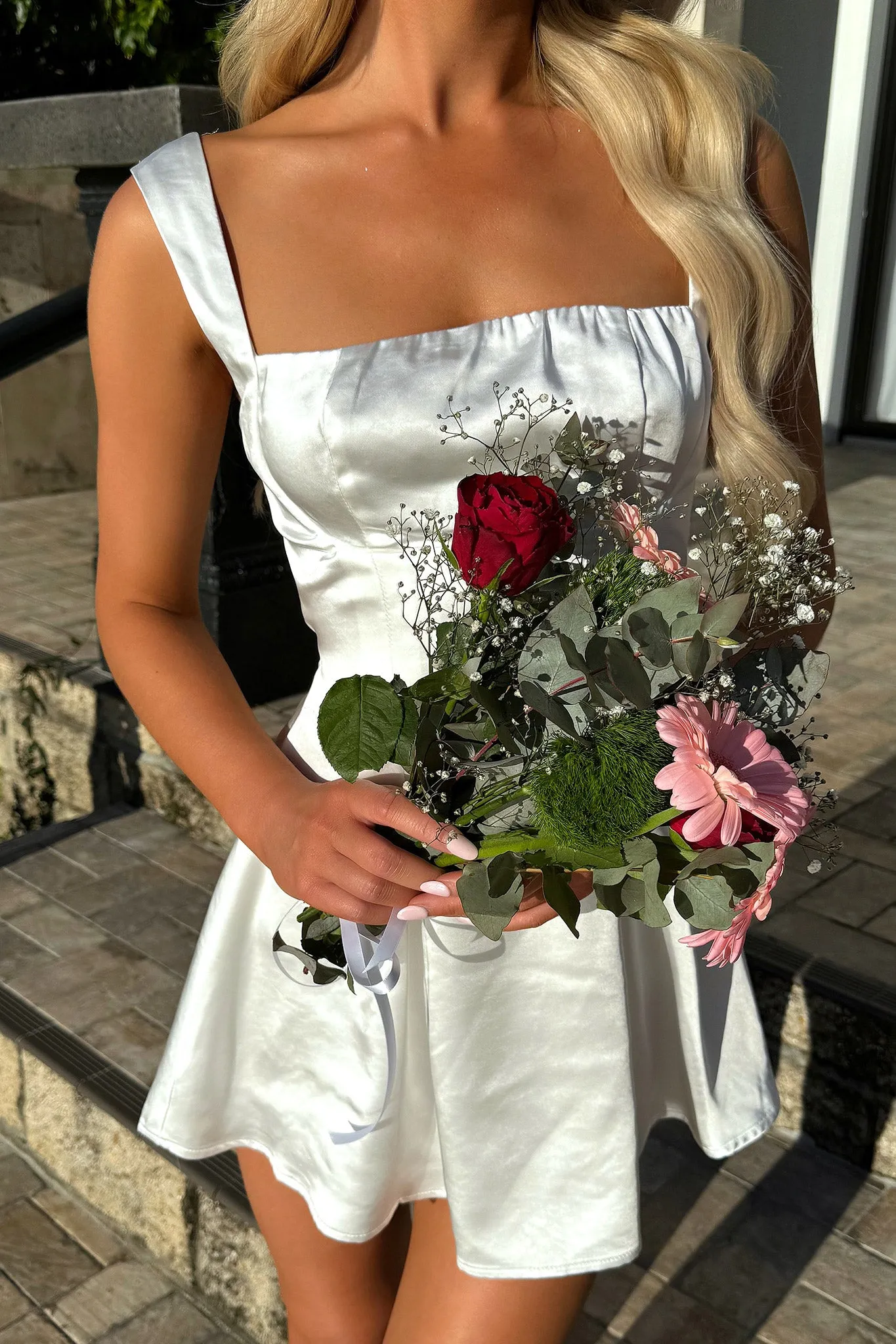 Edina Dress - White