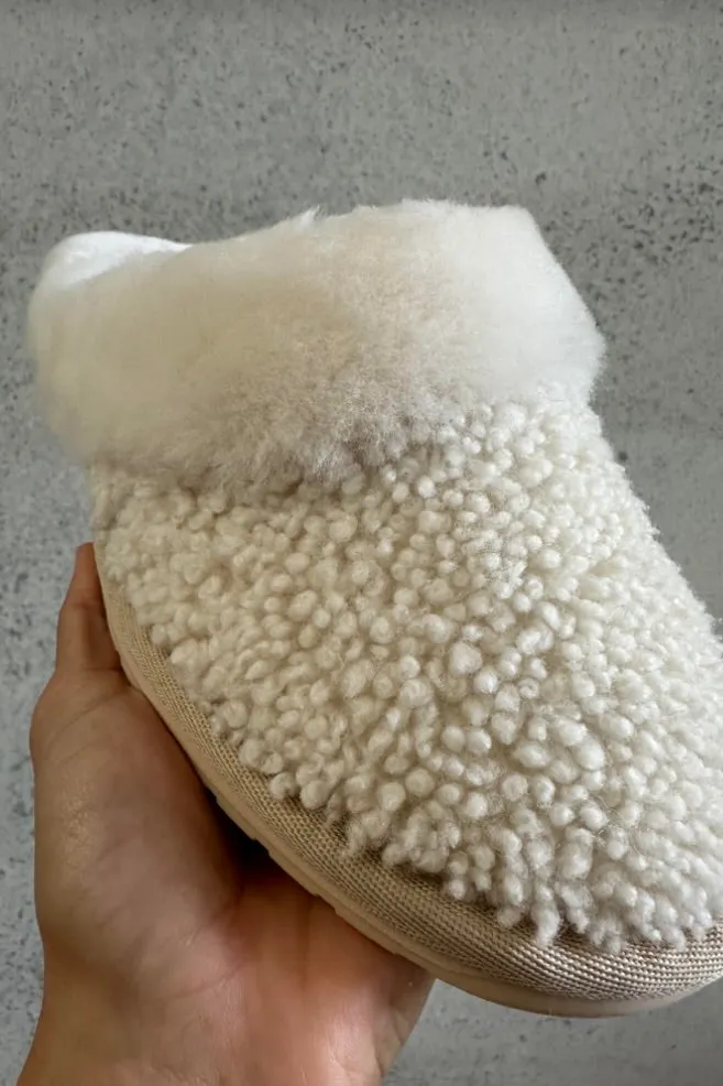 Emu Australia Jolie Teddy Slipper- Natural