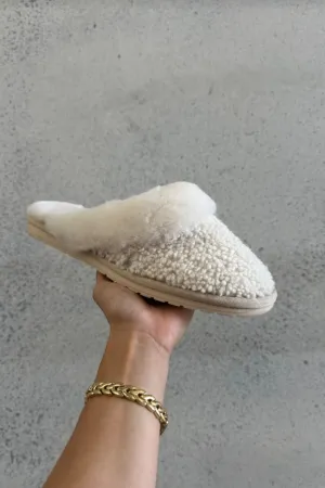 Emu Australia Jolie Teddy Slipper- Natural