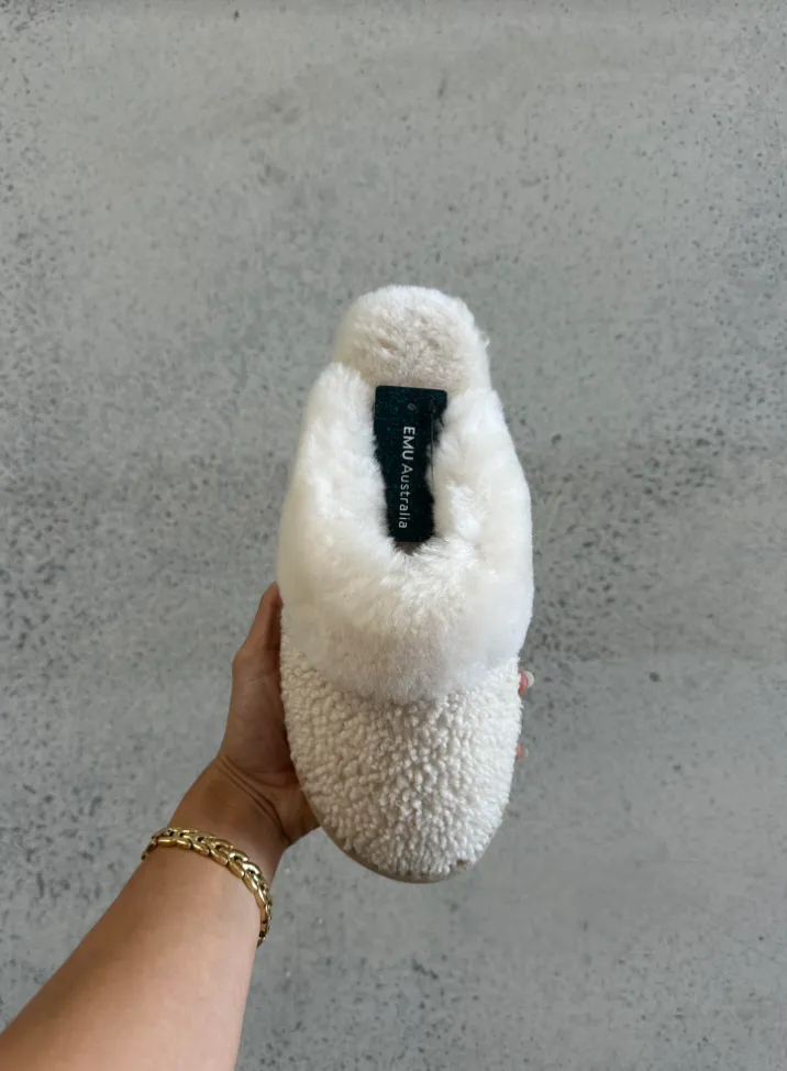 Emu Australia Jolie Teddy Slipper- Natural