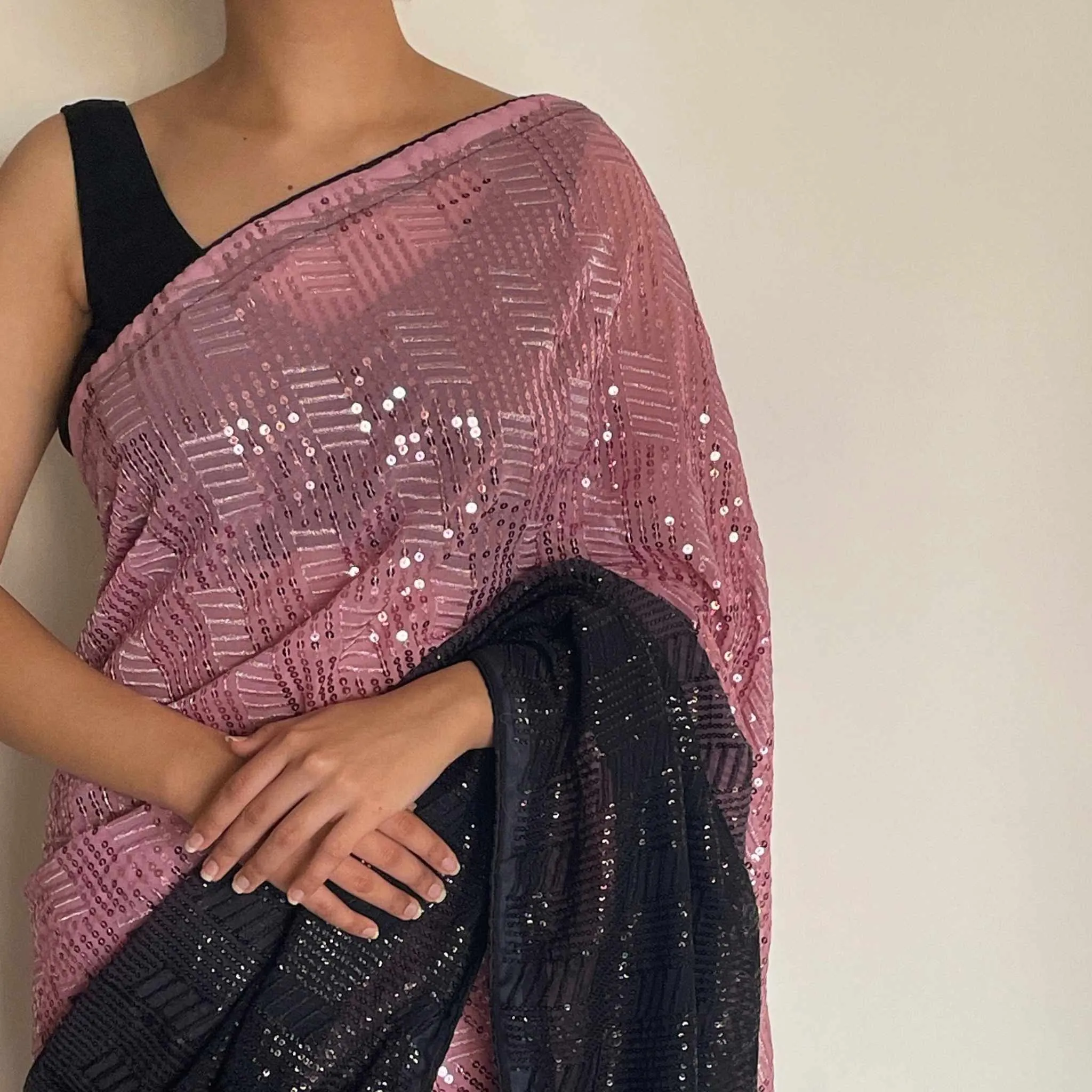 Farha | Sequin Saree