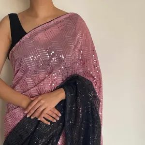 Farha | Sequin Saree