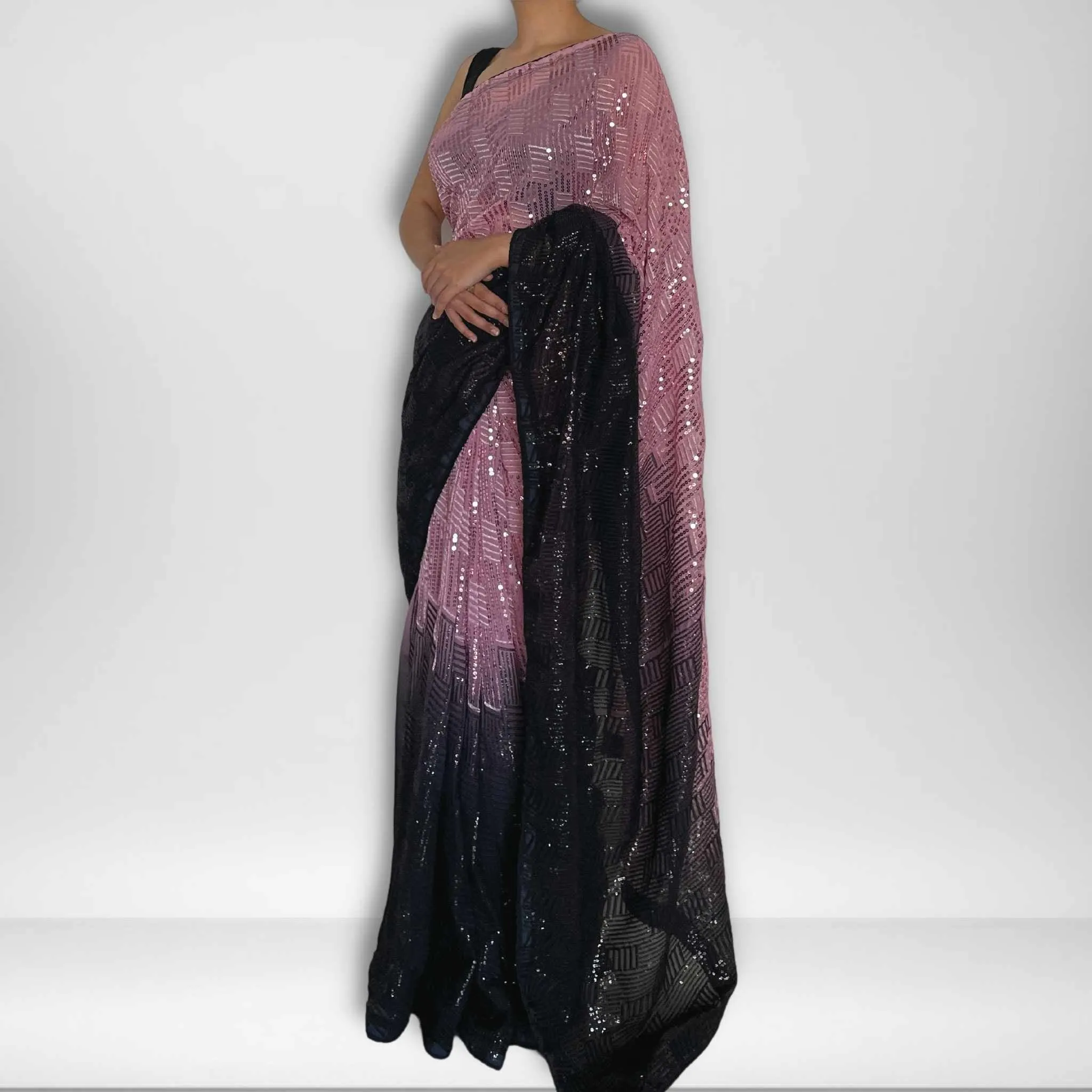 Farha | Sequin Saree