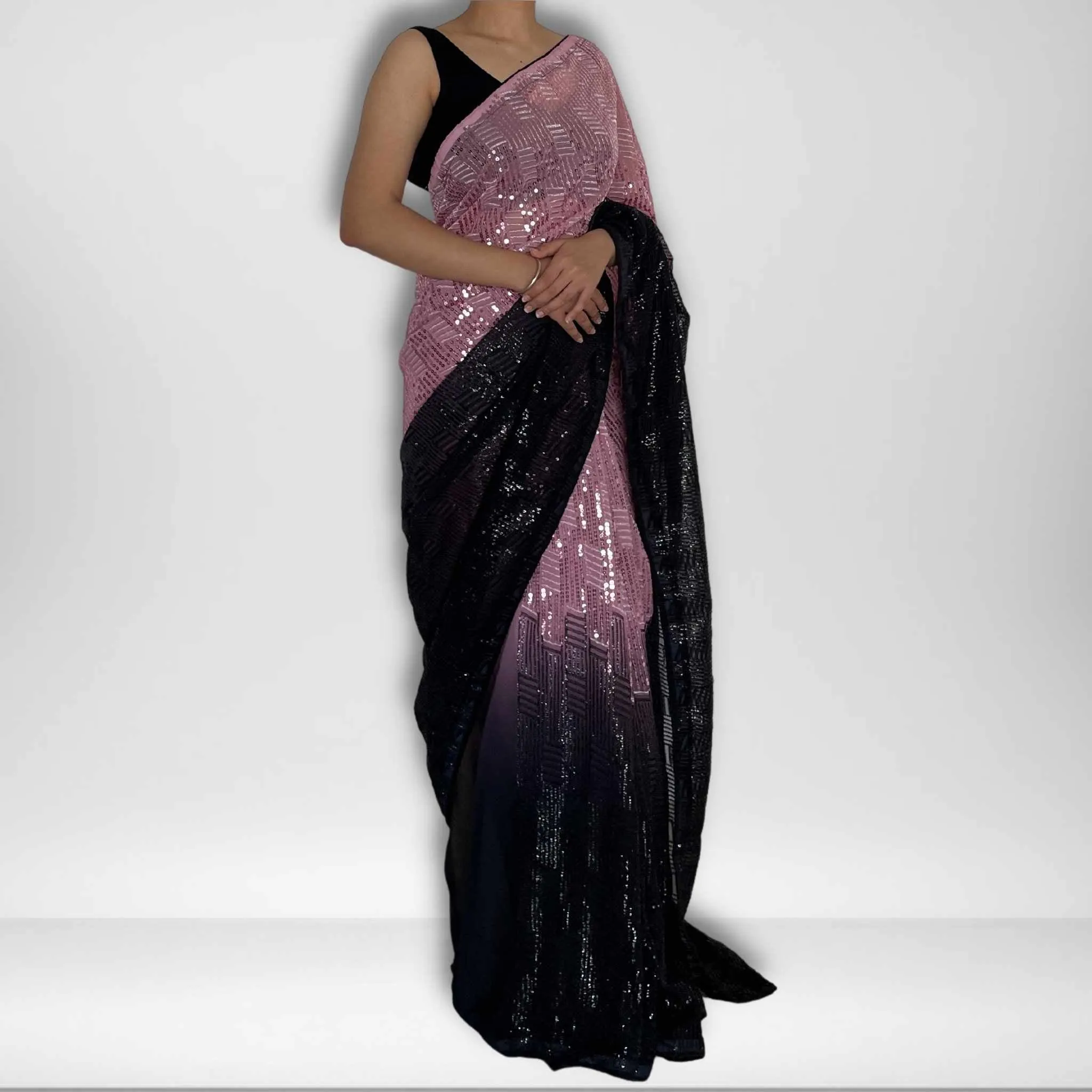 Farha | Sequin Saree