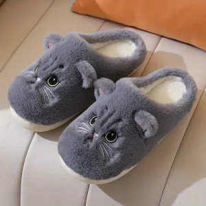 Feona Pantoffels | Fluffy Kattenpantoffels
