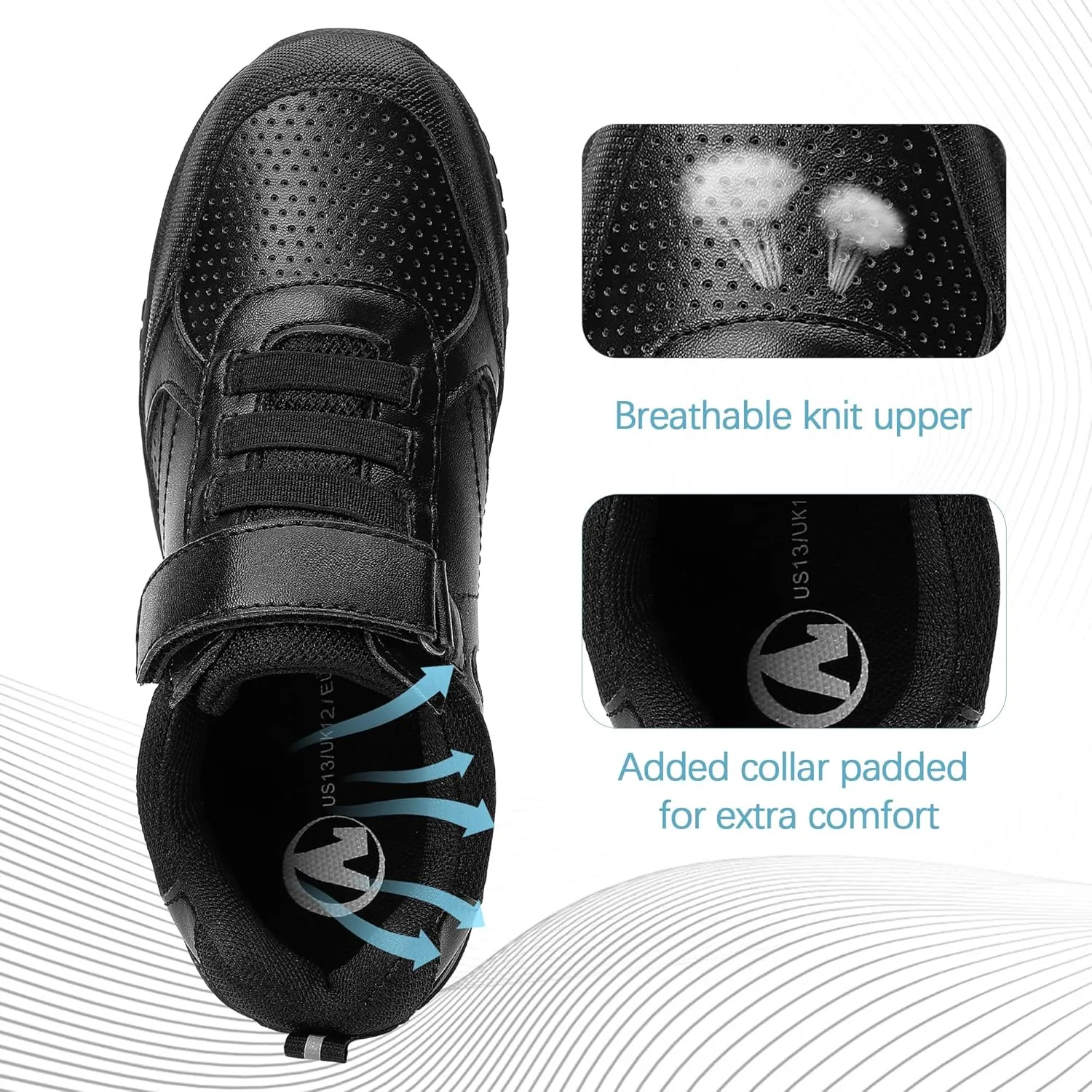 festooning Fashion Toddler Boys Sneakers Casual Barefoot Walking Shoes Breathable Lightweight Shoes Running Athletic Sneaker for Little Big Kids
