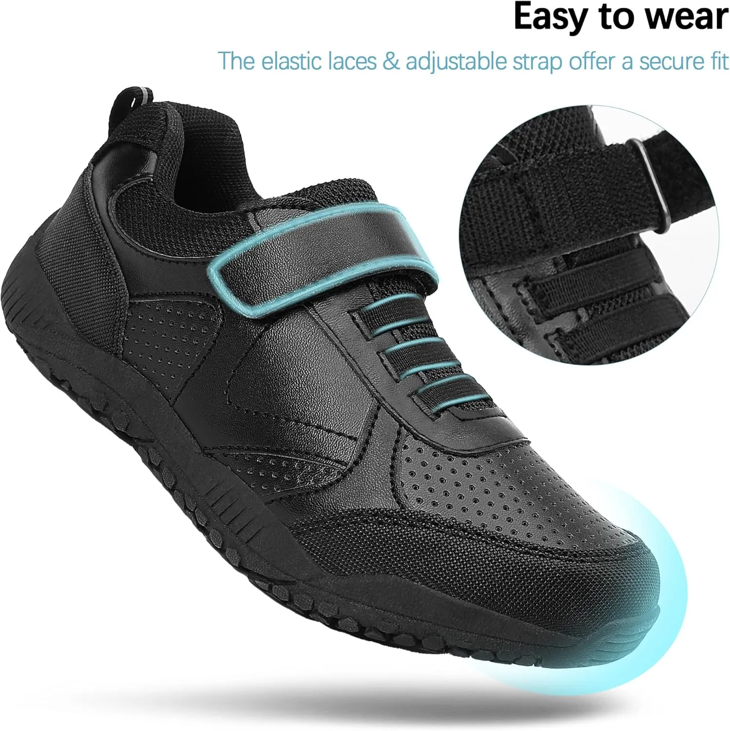 festooning Fashion Toddler Boys Sneakers Casual Barefoot Walking Shoes Breathable Lightweight Shoes Running Athletic Sneaker for Little Big Kids