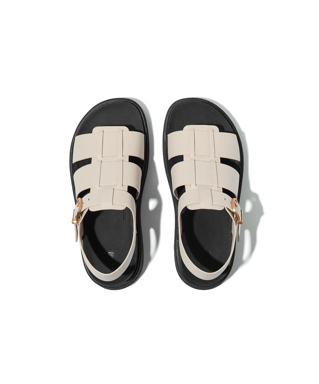 FitFlop Gen-FF Leather Fisherman Sandals Paris Beige