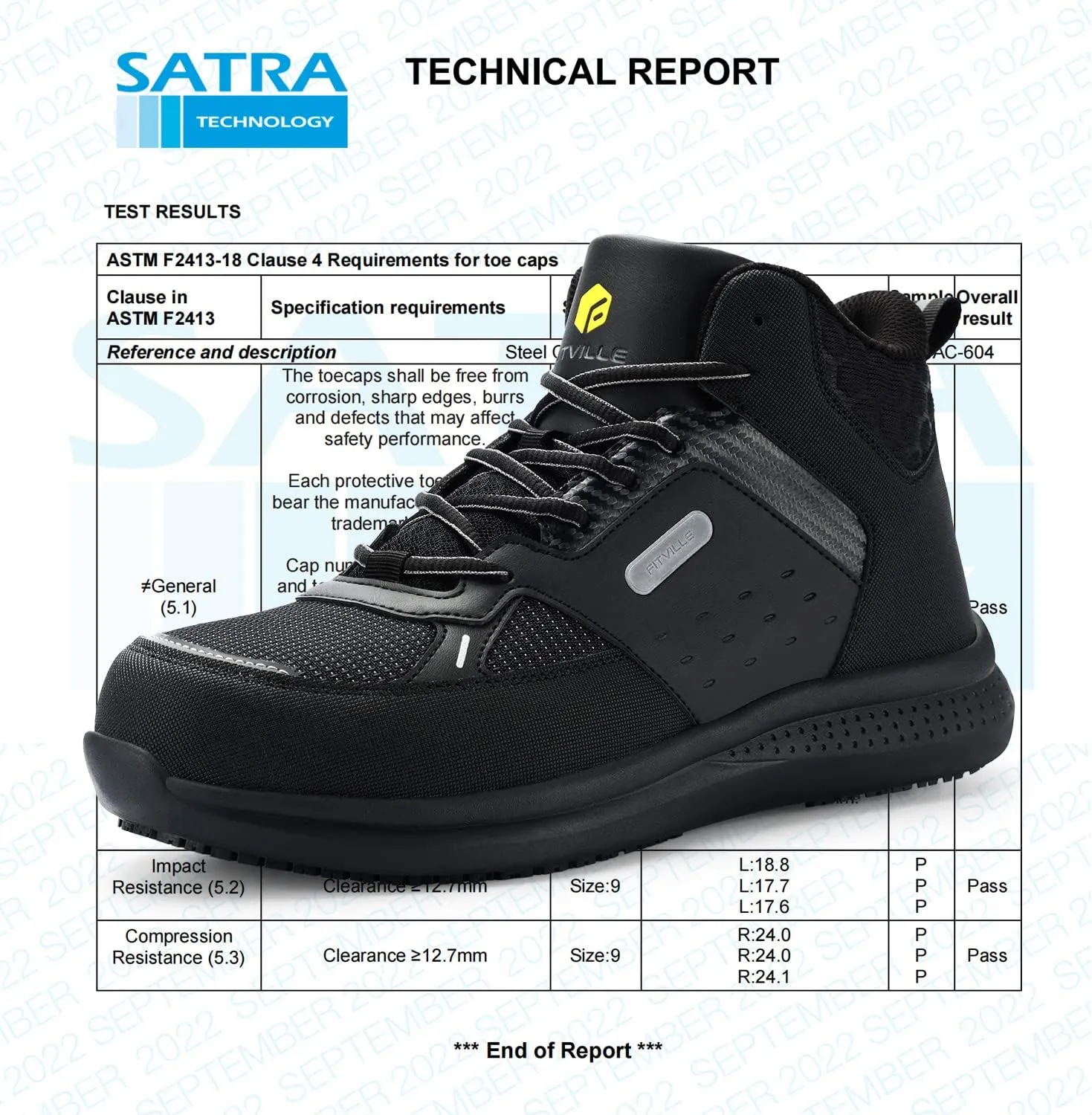 FitVille Wide Work Boots for Men Composite Toe Work Safety Shoes Slip-Resistant Work Boots Waterproof Lightweight - SteelCore