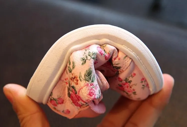 Floral Sneakers Shoes First Walkers Infant Toddler Girl