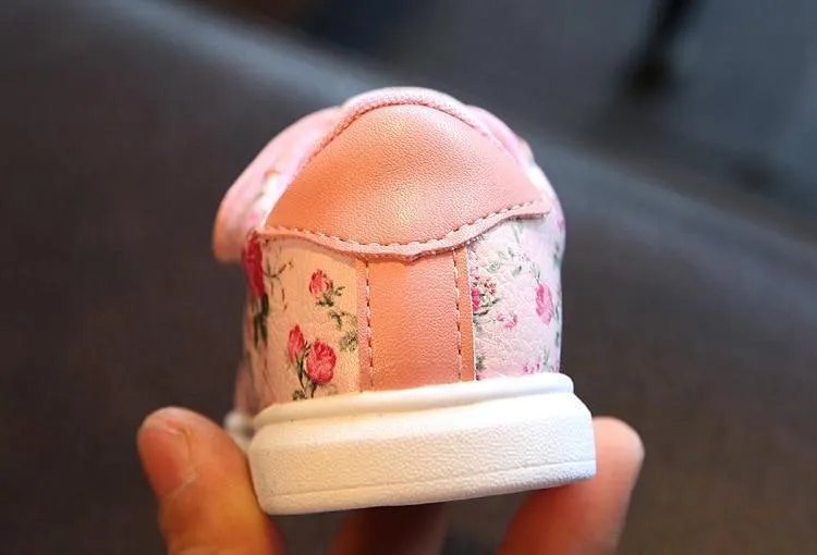 Floral Sneakers Shoes First Walkers Infant Toddler Girl