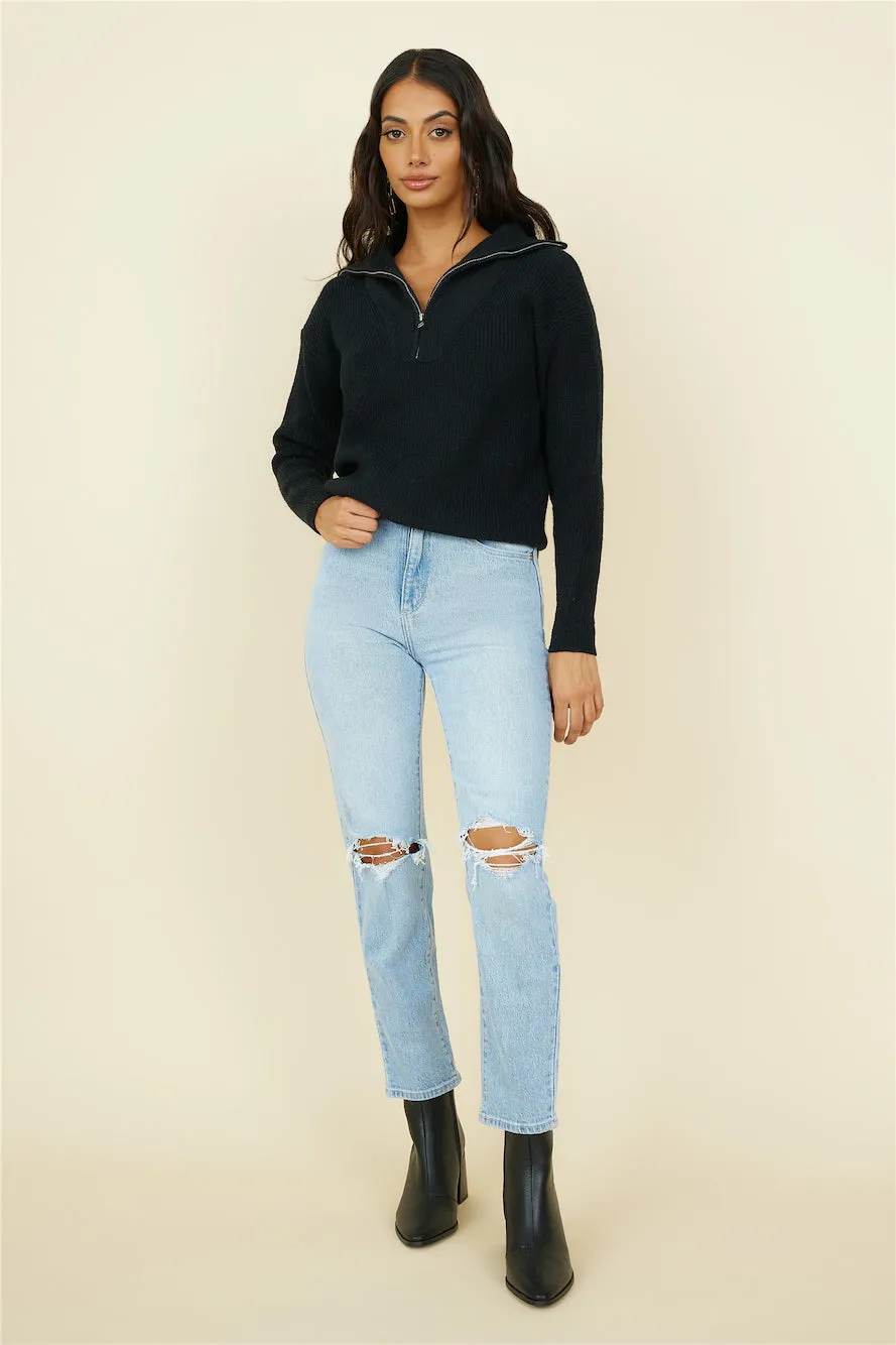 Forever More Knit Black