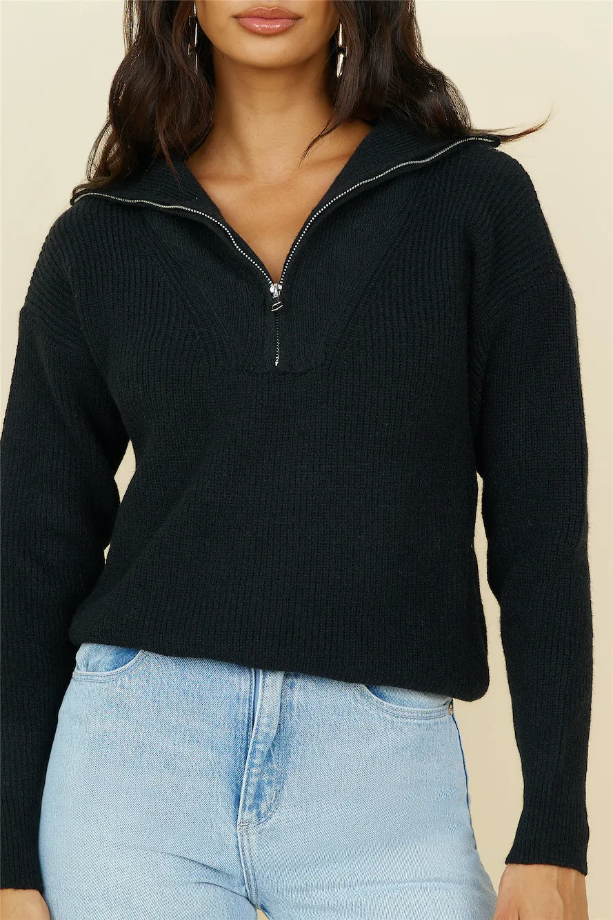 Forever More Knit Black