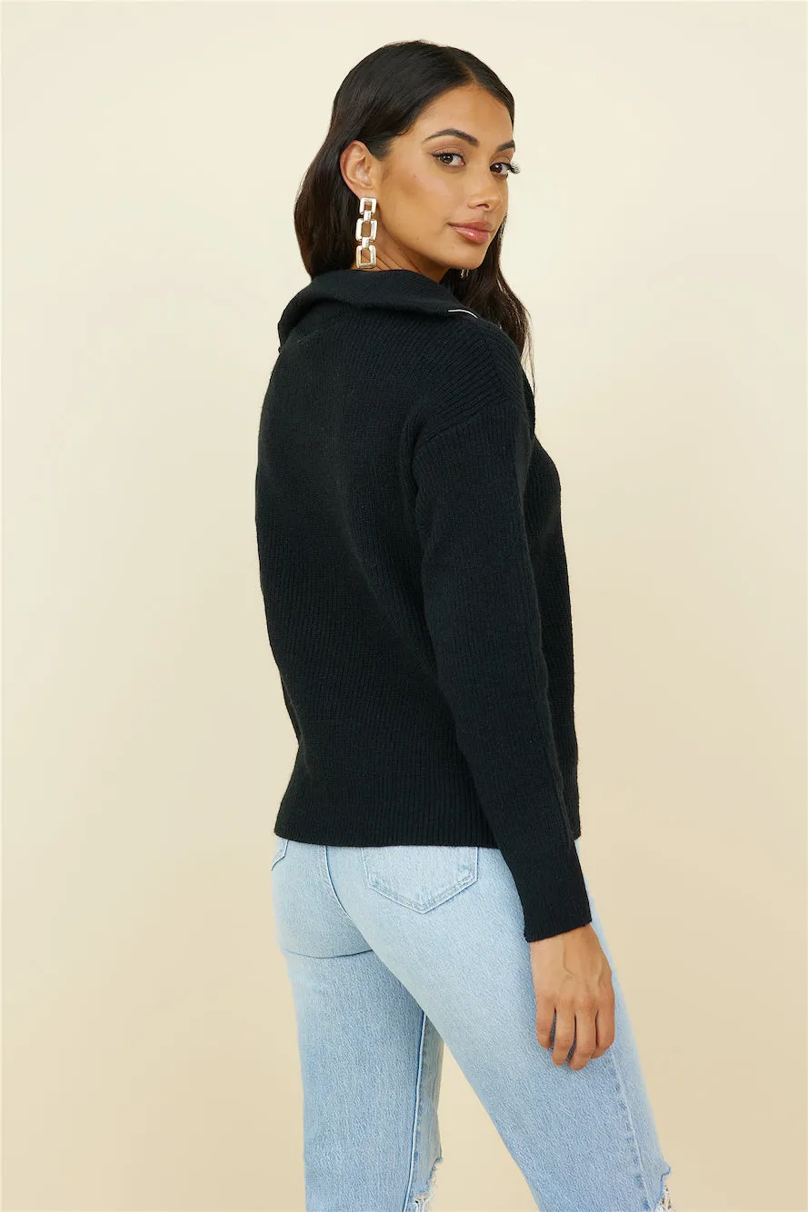 Forever More Knit Black