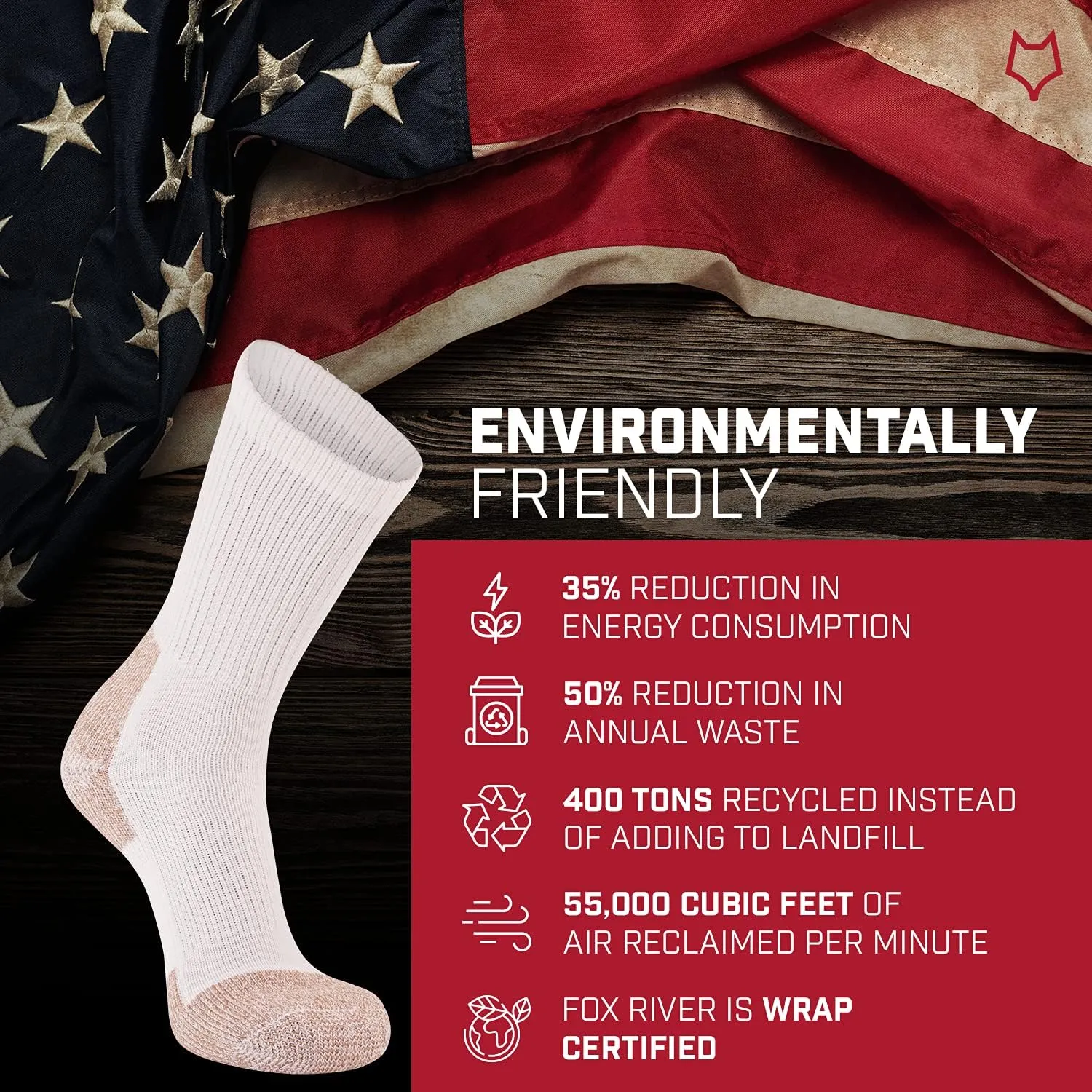 FoxRiver Women's Steel-Toe Heavyweight Work Crew Socks (2 Pair Pack)